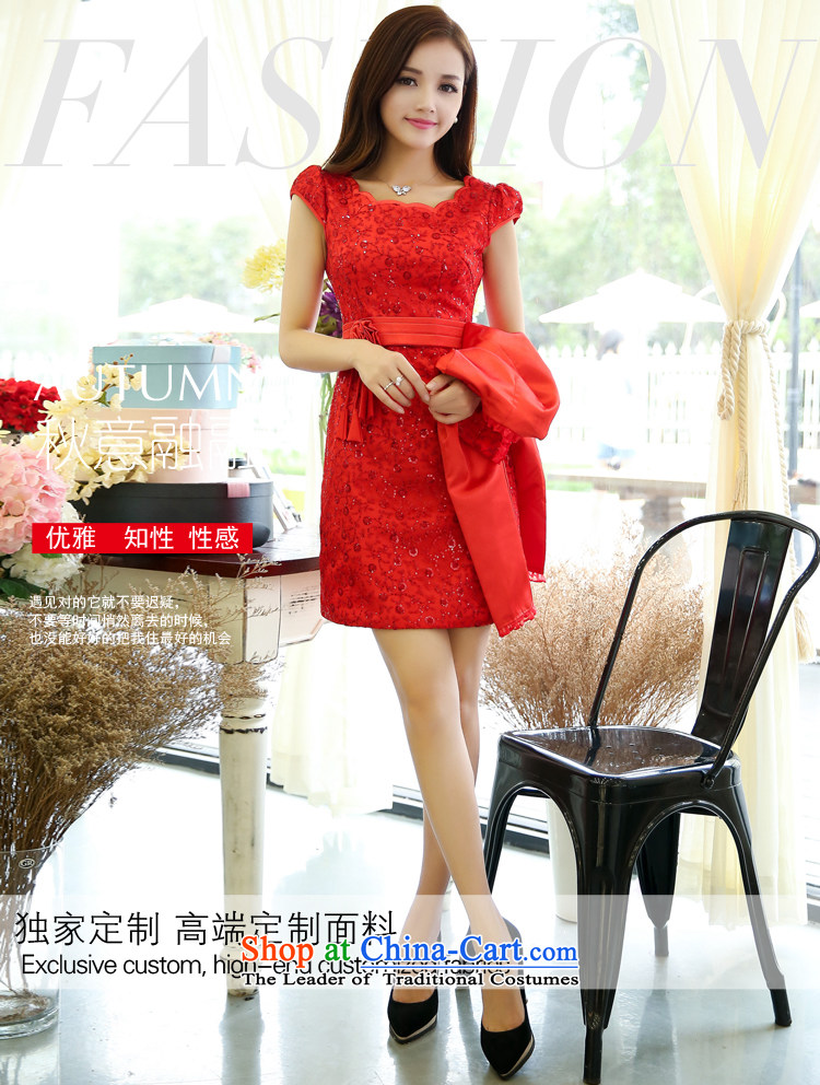 The 2014 autumn-hee new bride red petticoat marriage lace red petticoat bride back to door long-sleeved dresses red bows red L picture, prices, brand platters! The elections are supplied in the national character of distribution, so action, buy now enjoy more preferential! As soon as possible.