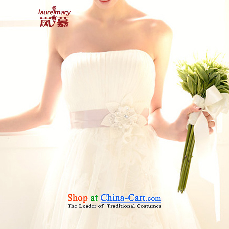 The sponsors of the 2014 New LAURELMARY, Korean sweet-folds out lovely Chest Flower waistband foutune gauze small A swing to align the wedding ivory XL(B=95/W=79), included the , , , shopping on the Internet