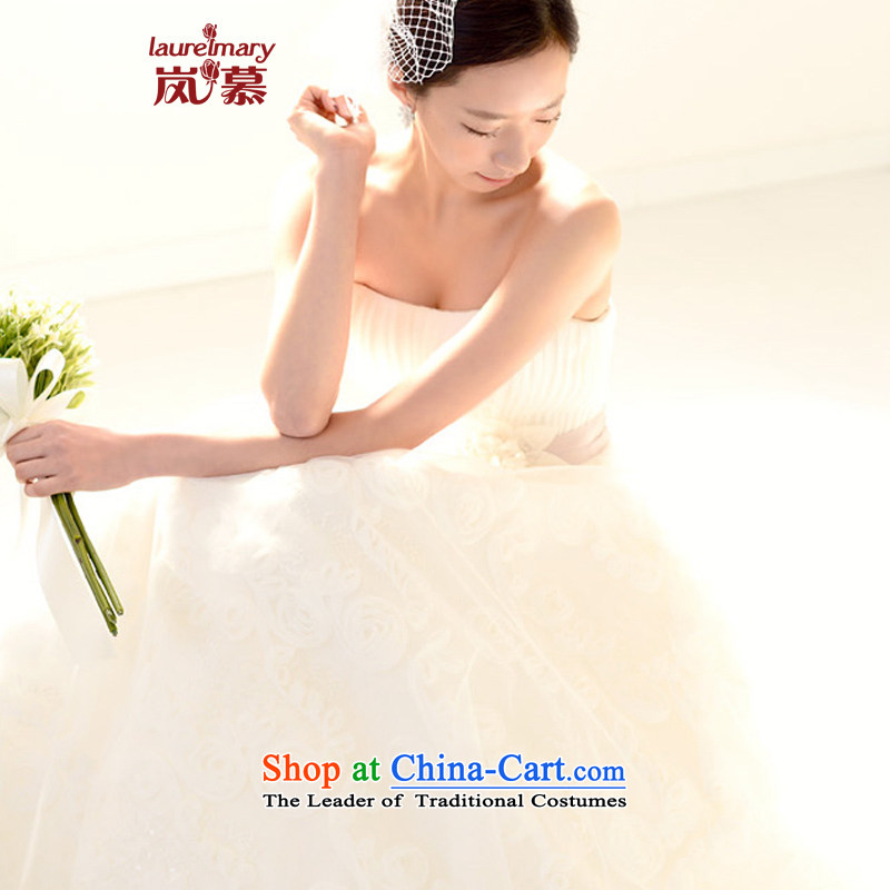 The sponsors of the 2014 New LAURELMARY, Korean sweet-folds out lovely Chest Flower waistband foutune gauze small A swing to align the wedding ivory XL(B=95/W=79), included the , , , shopping on the Internet