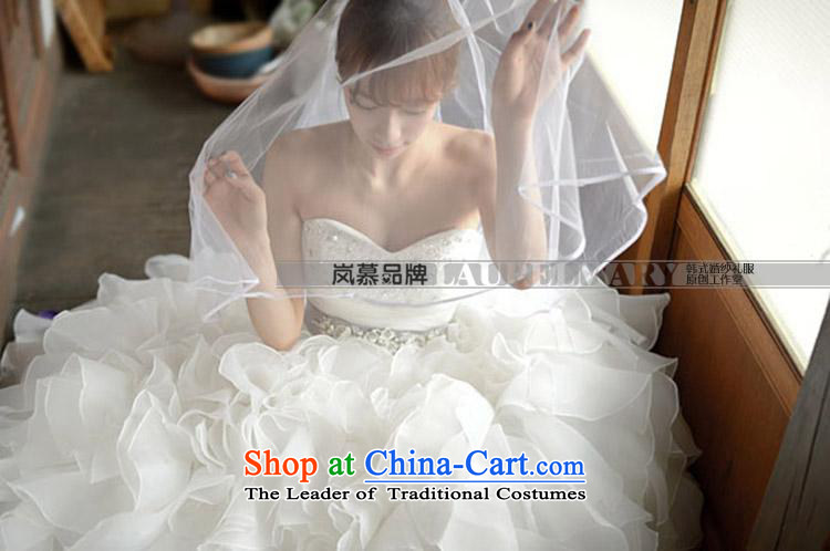 The sponsors of the 2015 New LAURELMARY, Korean antique chest and heart-shaped Stitch pearl Sau San Foutune of A swing gauze to align the edges wedding pure white Custom Size (please contact Customer Service) Picture, prices, brand platters! The elections are supplied in the national character of distribution, so action, buy now enjoy more preferential! As soon as possible.