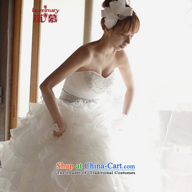 The sponsors of the 2015 New LAURELMARY, Korean antique chest and heart-shaped Stitch pearl Sau San Foutune of A swing gauze to align the edges wedding pure white Custom Size (please contact Customer Service), included the , , , shopping on the Internet