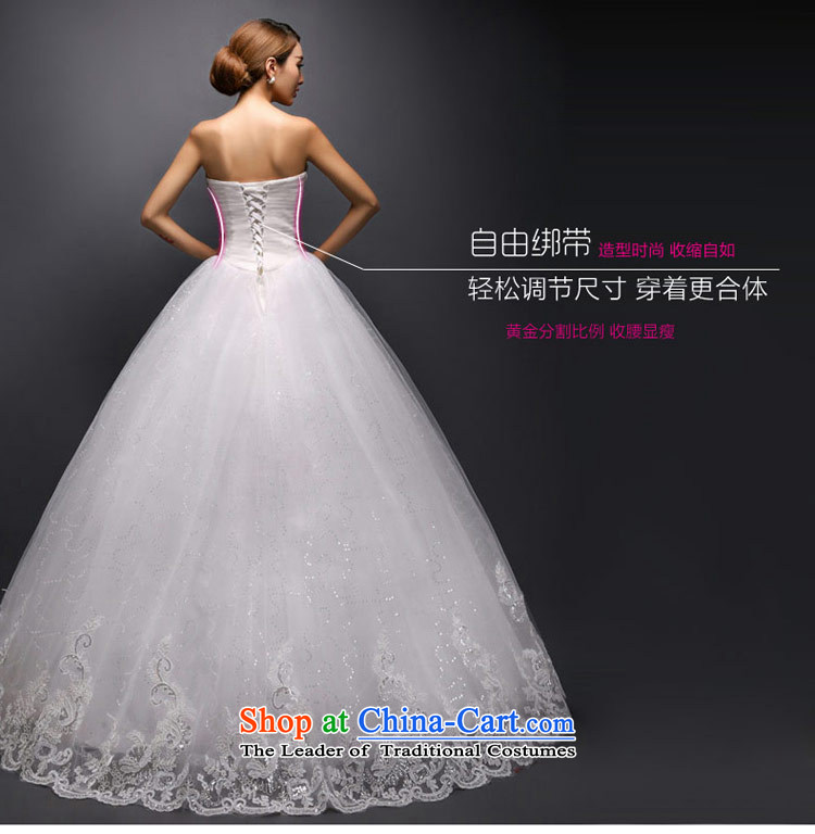 Love of the overcharged 2015 new stylish Korean heart-shaped anointed chest water drilling video thin wedding dresses tailored White XL Photo, prices, brand platters! The elections are supplied in the national character of distribution, so action, buy now enjoy more preferential! As soon as possible.