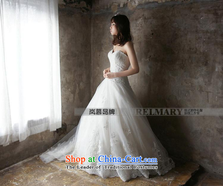 The sponsors of the 2015 New LAURELMARY, Korean contemporary and elegant style with a heart-shaped chest lace Foutune of video thin A swing tail bon bon skirt bride marriage Pure White (Picture) Custom Size (please contact Customer Service) Picture, prices, brand platters! The elections are supplied in the national character of distribution, so action, buy now enjoy more preferential! As soon as possible.