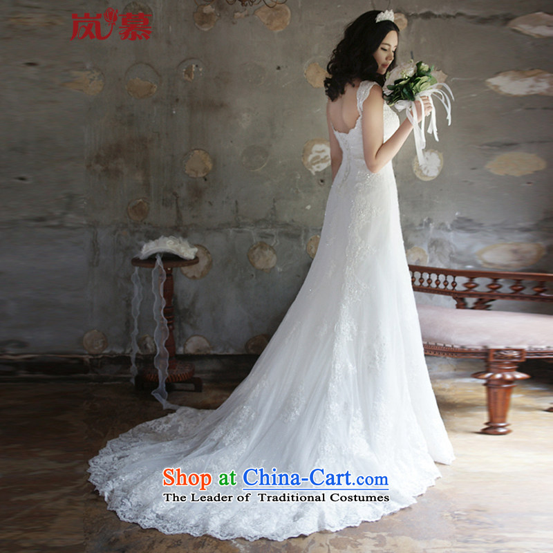 The sponsors of the 2015 New LAURELMARY) western luxury shoulders low chest lace stitching Stitch pearl Foutune of Sau San to align the tail bride wedding ivory Custom Size (please contact Customer Service), included the , , , shopping on the Internet