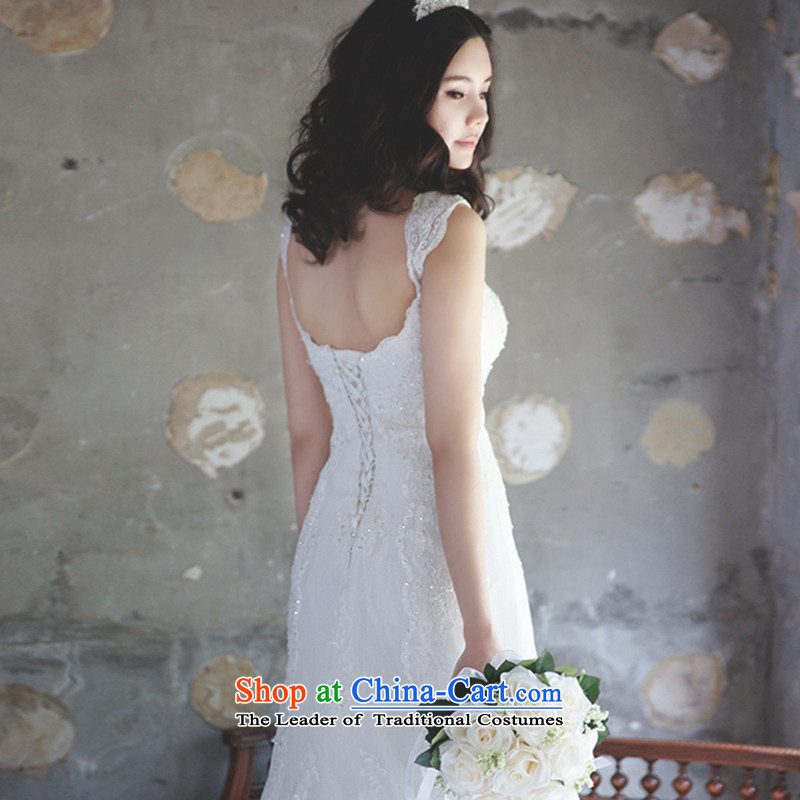 The sponsors of the 2015 New LAURELMARY) western luxury shoulders low chest lace stitching Stitch pearl Foutune of Sau San to align the tail bride wedding ivory Custom Size (please contact Customer Service), included the , , , shopping on the Internet