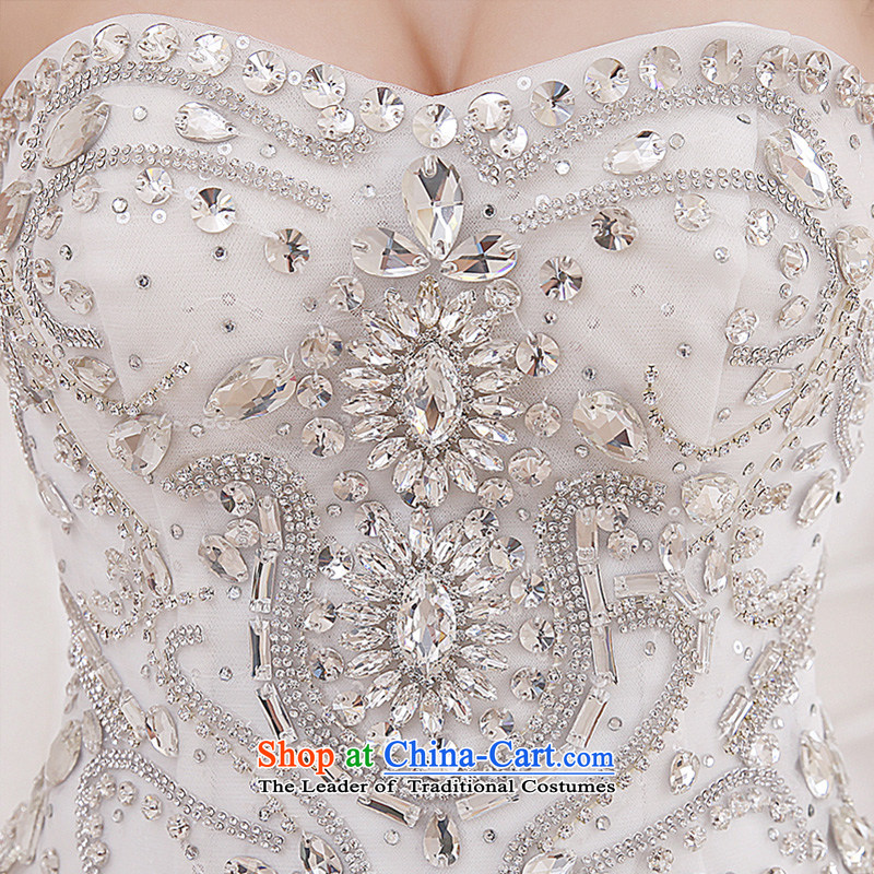 Hei Kaki wedding XS03 2015 new anointed chest Korean continental palace to align the strap wedding ivory left Tailored size, Hei Kaki shopping on the Internet has been pressed.