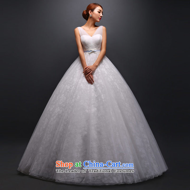 Love of the overcharged wedding dresses 2015 new Korean to align the word pregnant women lace shoulder spring shoulders white L, love of the overcharged shopping on the Internet has been pressed.