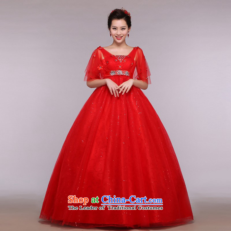 Love So Peng wedding dresses Korean skirt the new 2014 princess pregnant women Top Loin of beautiful wedding dress hunsha red XXL need to do not return, love so Peng (AIRANPENG) , , , shopping on the Internet