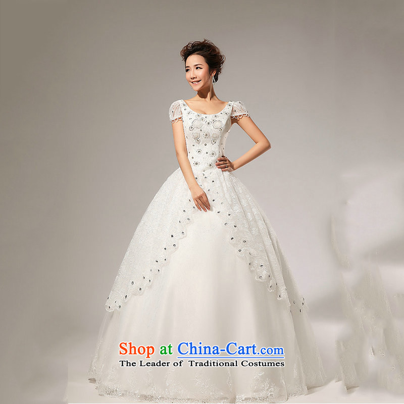 Yet, a new paragraph in Europe Royal Noble and elegant and chest straps, wedding dresses XS1311 white package is a M , , , shopping on the Internet
