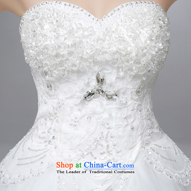 The leading edge of the days of the wedding dresses 2015 new Korean lace to align the wedding dress winter 1756 S 1.9 feet waistline white, dream of certain days , , , shopping on the Internet