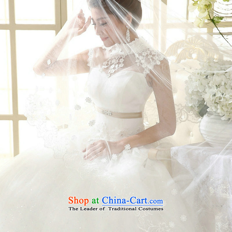 Yet, a new paragraph Korean Princess white lace retro wedding xs1012 white L, yet a , , , shopping on the Internet