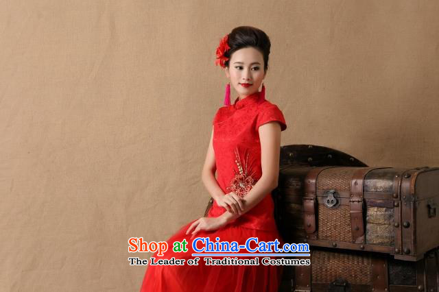 The Director, autumn and winter venmer new stylish women marriages cheongsam dress red ceremony of bows evening dresses and stylish 6646 Red M picture, prices, brand platters! The elections are supplied in the national character of distribution, so action, buy now enjoy more preferential! As soon as possible.