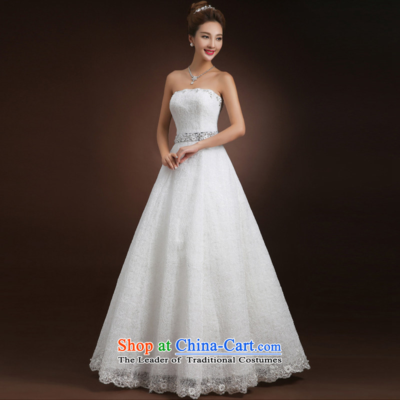 7 7 color tone new 2015 chic simplicity in a swing back lace video thin straps align with Chest Sau San-wedding dresses H045  XXL, White 7 color 7 Tone , , , shopping on the Internet
