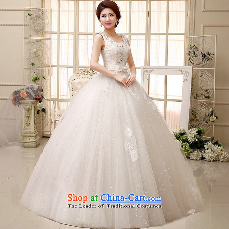 Yet, a high standard and style water-soluble lace booking drill and sexy shoulders V-Neck bride wedding dresses xs1018 White XL, yet a , , , shopping on the Internet