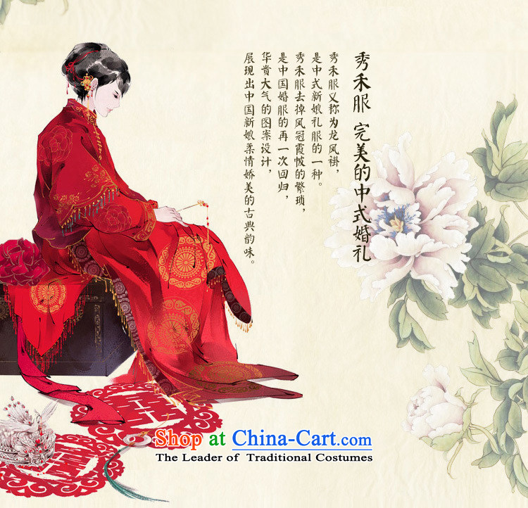 A bride her dress naoji red Chinese Antique bows to marry Miss Cyd Wo service long-sleeved qipao pregnant women can penetrate xs1014 red S picture, prices, brand platters! The elections are supplied in the national character of distribution, so action, buy now enjoy more preferential! As soon as possible.