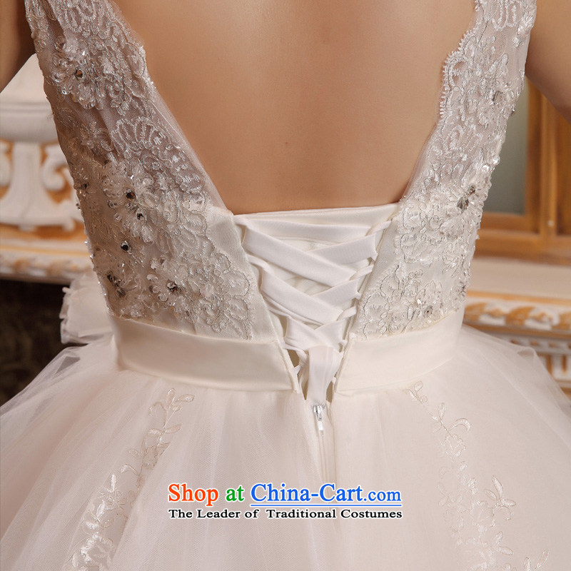 The privilege of serving-leung Korean brides wedding Top Loin of pregnant women wedding dresses 2015 new larger mm thick white 4XL, custom services-Leung has been pressed to online shopping