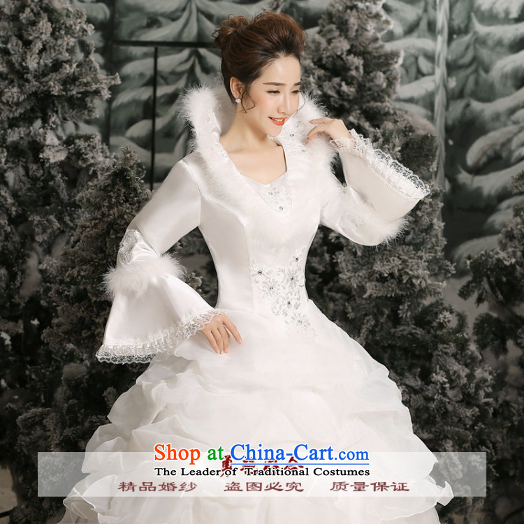 Yong-yeon and wedding winter 2015 new Korean wedding winter long-sleeved gross for thick winter) cotton wedding made no size white returning picture, prices, brand platters! The elections are supplied in the national character of distribution, so action, buy now enjoy more preferential! As soon as possible.