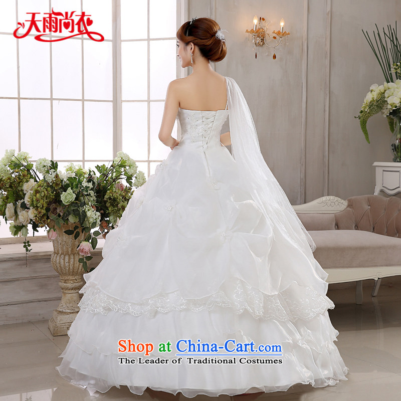 Rain Coat bride 2015 marriage is the new White gauze stylish high-end temperament shoulder flowers diamond Korean style wedding HS883 good alignment of the funds from the M-2 ft, rain-sang Yi shopping on the Internet has been pressed.