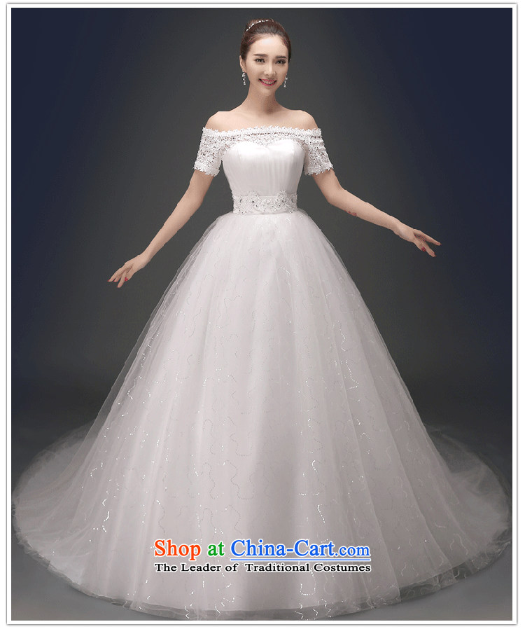 The word is embroidered shoulder wedding dresses 2015 Spring/Summer new marriages Korean lace to align the Sau San bon bon HS5605 skirt to align, wedding XXL 2 ft 3 waist Suzhou picture, prices, Ship Brand platters! The elections are supplied in the national character of distribution, so action, buy now enjoy more preferential! As soon as possible.