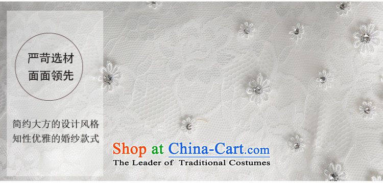 Beverly Ting wedding dresses in spring and summer 2015 new Korean fashion wedding tail crowsfoot wiping the chest straps Sau San video thin large white L picture, prices, brand platters! The elections are supplied in the national character of distribution, so action, buy now enjoy more preferential! As soon as possible.