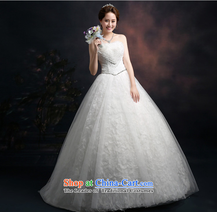 Beverly Ting anointed chest wedding dresses New Spring/Summer 2015 new Korean autumn graphics thin stylish large lace wedding align to Sau San strap white M picture, prices, brand platters! The elections are supplied in the national character of distribution, so action, buy now enjoy more preferential! As soon as possible.