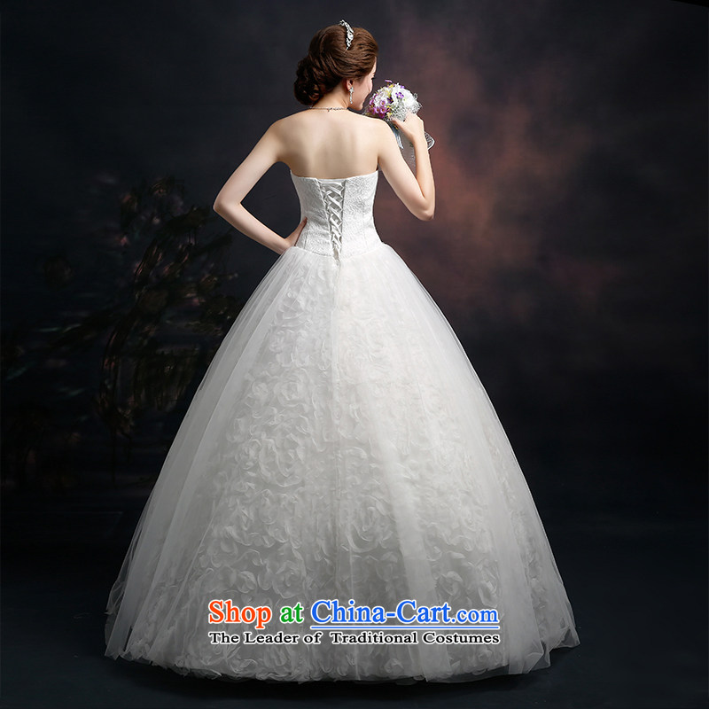 Beverly Ting anointed chest wedding dresses New Spring/Summer 2015 new Korean autumn graphics thin stylish large lace wedding align to bind with the white M, Sau San Ting (tingbeier Beverly) , , , shopping on the Internet