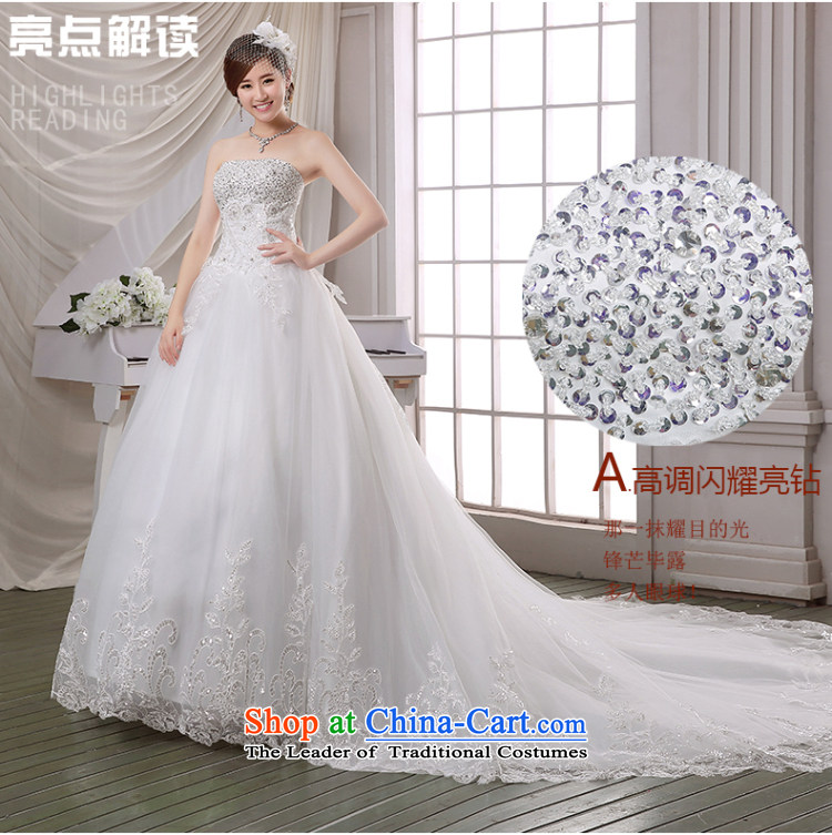 Beverly Ting wedding dresses in spring and summer 2015 new stylish drill anointed chest retro lace long tail Korean style wedding dress Sau San White XL Photo, prices, brand platters! The elections are supplied in the national character of distribution, so action, buy now enjoy more preferential! As soon as possible.