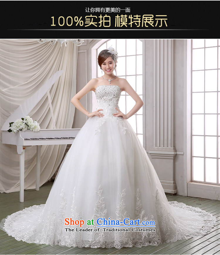 Beverly Ting wedding dresses in spring and summer 2015 new stylish drill anointed chest retro lace long tail Korean style wedding dress Sau San White XL Photo, prices, brand platters! The elections are supplied in the national character of distribution, so action, buy now enjoy more preferential! As soon as possible.