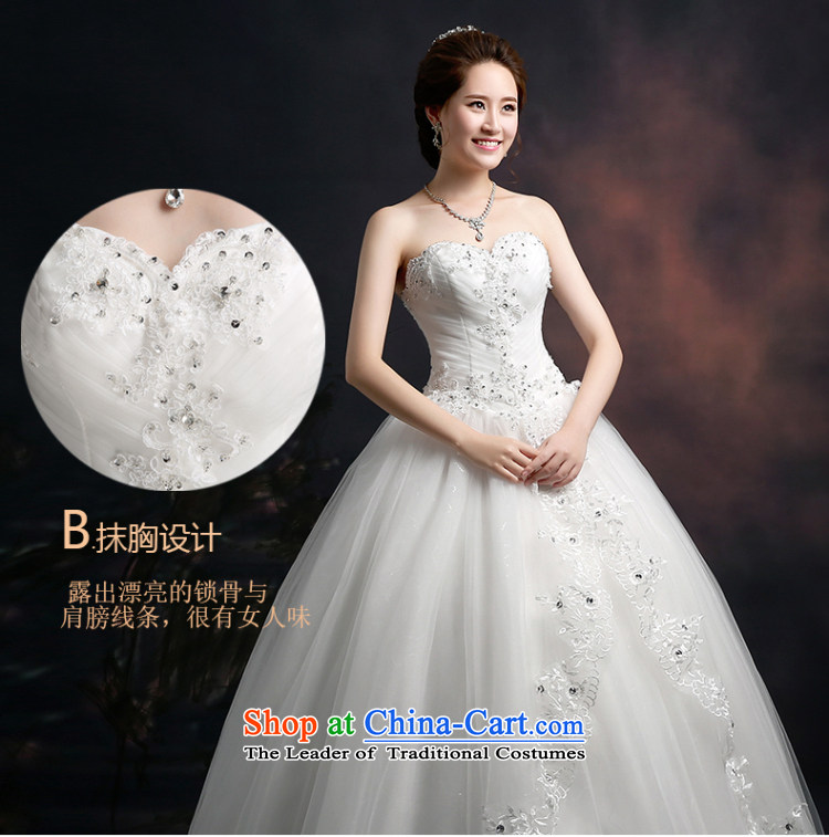 Beverly Ting 2015 new spring and summer wedding heart-shaped anointed chest Korean fashion lace wedding dresses Foutune of video thin straps bow tie white L picture, prices, brand platters! The elections are supplied in the national character of distribution, so action, buy now enjoy more preferential! As soon as possible.