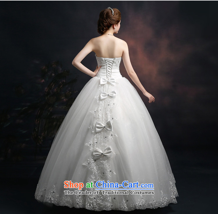 Beverly Ting 2015 new spring and summer wedding heart-shaped anointed chest Korean fashion lace wedding dresses Foutune of video thin straps bow tie white L picture, prices, brand platters! The elections are supplied in the national character of distribution, so action, buy now enjoy more preferential! As soon as possible.