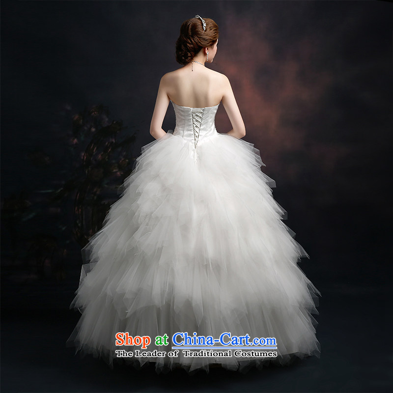 Beverly Ting wedding dresses in spring and summer 2015 new stylish Korean anointed chest Foutune of video thin lace to align the luxurious wedding dresses White M, Beverly (tingbeier ting) , , , shopping on the Internet