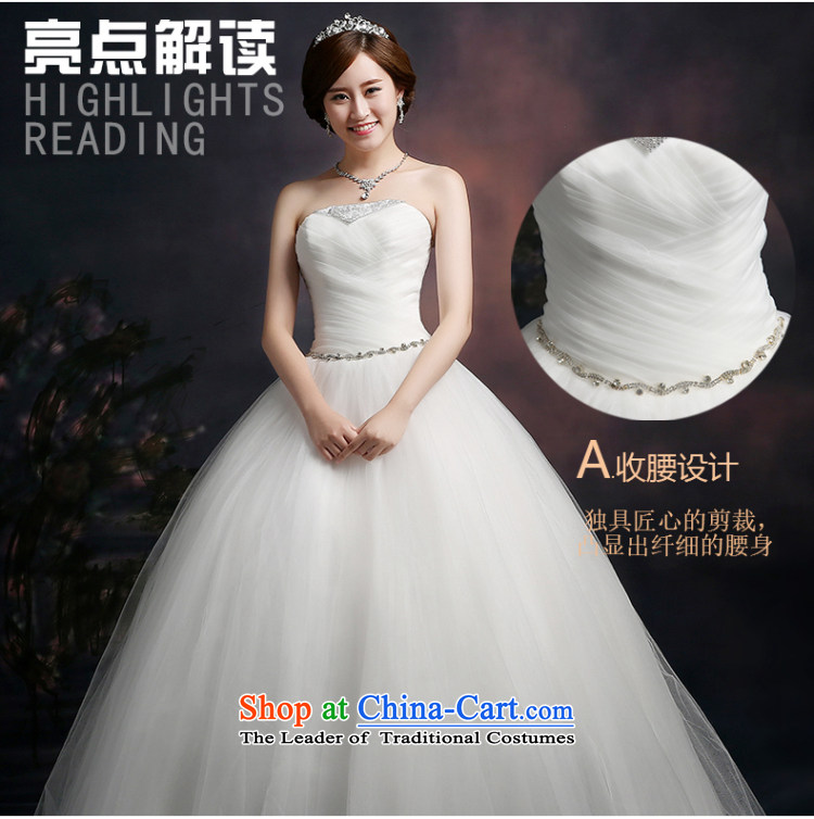 Beverly Ting wedding dresses in spring and summer 2015 new stylish Korean anointed chest wedding video thin straps Sau San alignment of the funds from the white M picture, prices, brand platters! The elections are supplied in the national character of distribution, so action, buy now enjoy more preferential! As soon as possible.