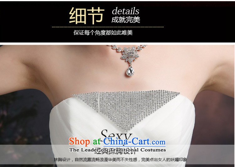 Beverly Ting wedding dresses in spring and summer 2015 new stylish Korean anointed chest wedding video thin straps Sau San alignment of the funds from the white M picture, prices, brand platters! The elections are supplied in the national character of distribution, so action, buy now enjoy more preferential! As soon as possible.