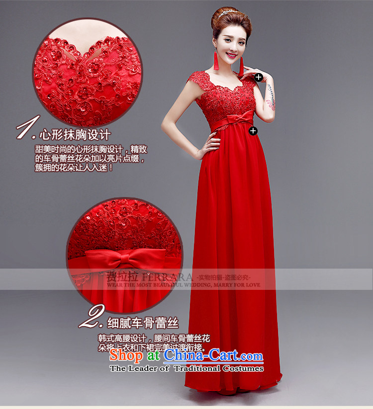 Ferrara evening dresses 2015 new shoulders dress long Korean video thin diamond jewelry Sau San married women serving drink winter new XL(2 feet 2) Picture, prices, brand platters! The elections are supplied in the national character of distribution, so action, buy now enjoy more preferential! As soon as possible.