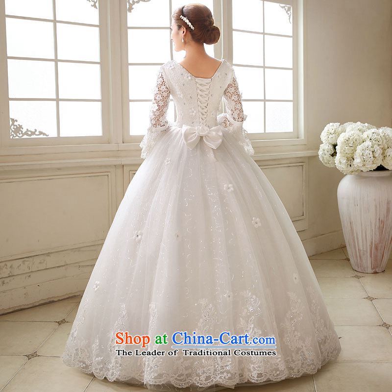 To align the long-sleeved wedding dresses 2015 new red marriages white lace straps for larger autumn and winter video thin red XXL do not need to return, love so Peng (AIRANPENG) , , , shopping on the Internet