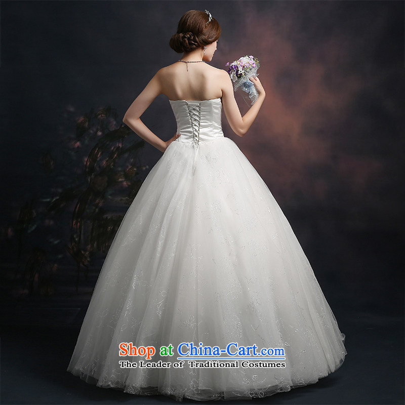 Beverly Ting wedding dresses in spring and summer 2015 new stylish Korean anointed chest wedding code strap graphics to align the thin lace, Diamond White , Beverly (tingbeier ting) , , , shopping on the Internet