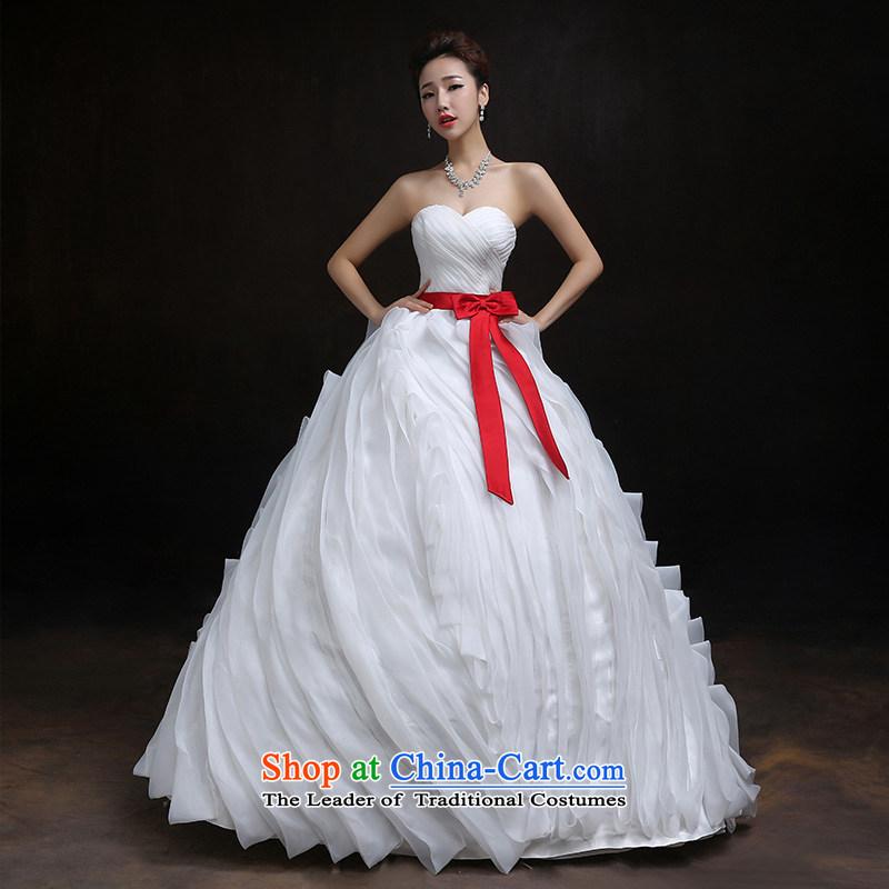 According to Lin Sha 2015 new Korean brides wedding anointed chest vera wang wang smiled classic wedding red belt are code