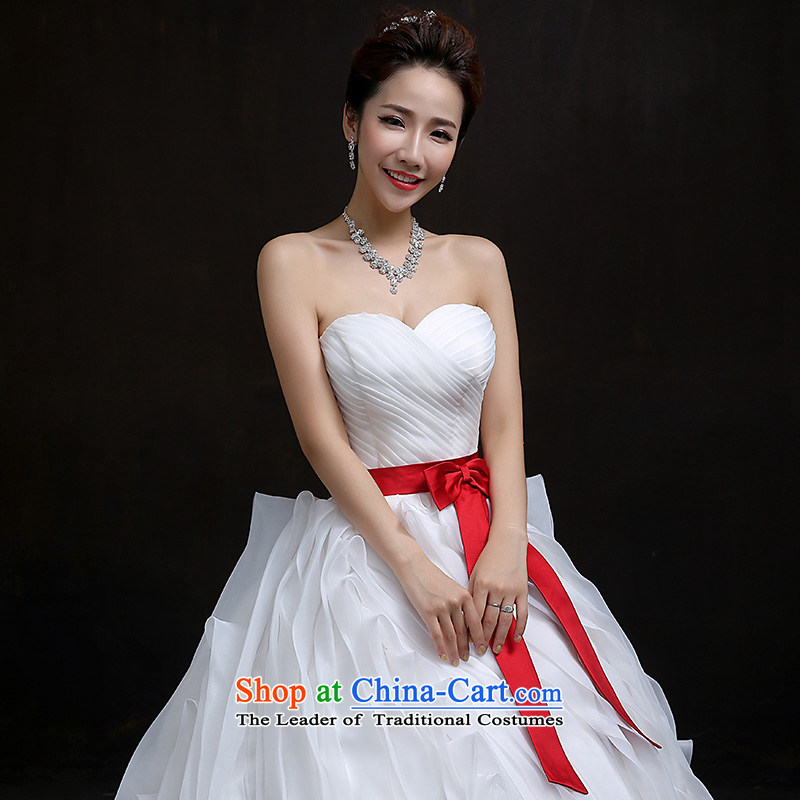According to Lin Sha 2015 new Korean brides wedding anointed chest vera wang wang smiled classic wedding red belt are in accordance with the codes, Lin Sha , , , shopping on the Internet