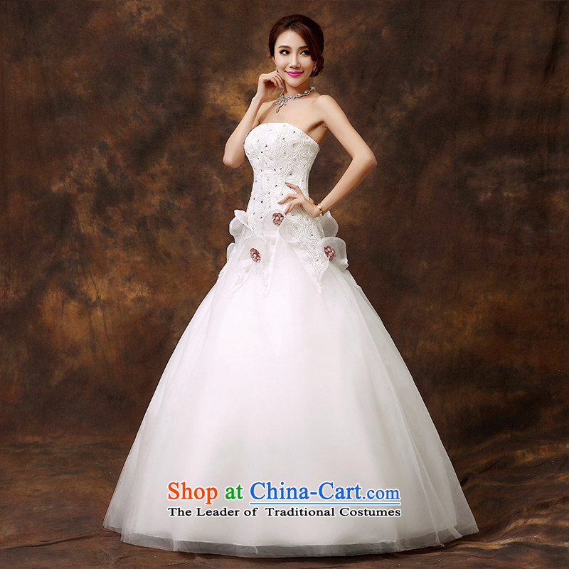 According to Lin Sha wedding dresses 2015 new A Swing Sau San video thin stylish Korean wiping the chest sweet Princess Bride marriage wedding dresses tailored contact customer support, in accordance with rim sa shopping on the Internet has been pressed.