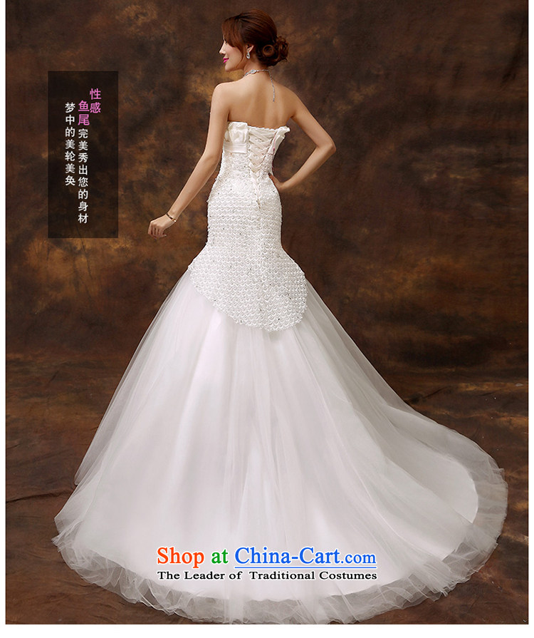 2015 new stylish wedding dress Korean minimalist shoulder foutune crowsfoot video thin lace tail straps retro tailored customer service contact pictures, prices, brand platters! The elections are supplied in the national character of distribution, so action, buy now enjoy more preferential! As soon as possible.