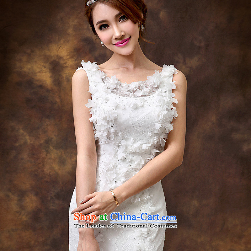 According to Lin Sha 2015 new wedding dresses Korean Foutune of video thin crowsfoot wedding plain manual flowers custom wedding tailored contact customer support, in accordance with rim sa shopping on the Internet has been pressed.