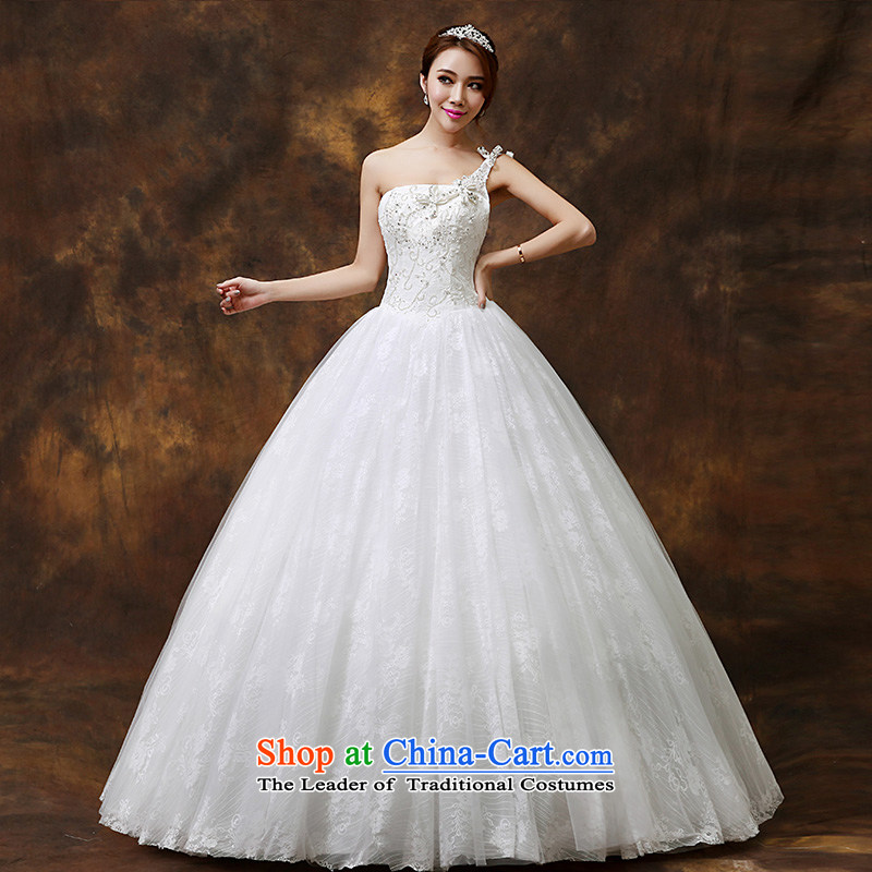 The bride wedding dresses 2014 new Korean Edition click Align the shoulder to graphics thin diamond jewelry lace wedding S, according to Lin Sha , , , shopping on the Internet