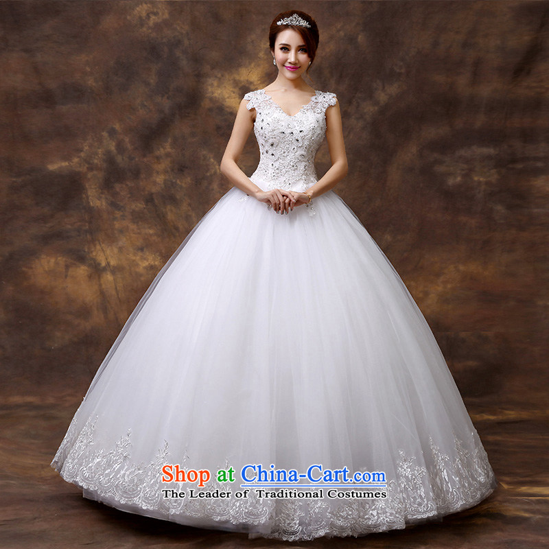 2015 new marriages wedding Korean word bride who decorated shoulder graphics thin wedding out of alignment with wedding M according to Lin Sha , , , shopping on the Internet
