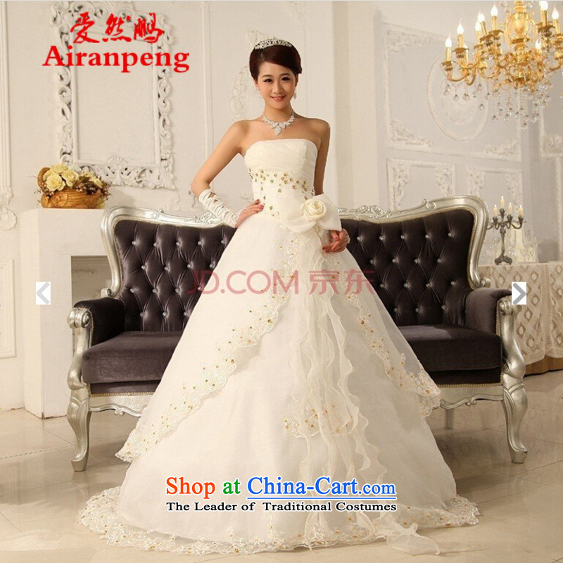 Lisa Philip Yung bubble yarn tail wedding up to wedding photography, 89TY bride wedding dresses large tail upscale Wedding 2015 New White XL package returning tail, love so Peng (AIRANPENG) , , , shopping on the Internet