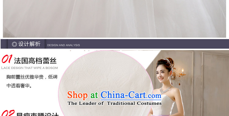 Talk to Her Wedding Dress 2015 new stylish anointed chest lace minimalist alignment to Korean large wedding dresses Home white L pictures, Yarn Price, brand platters! The elections are supplied in the national character of distribution, so action, buy now enjoy more preferential! As soon as possible.