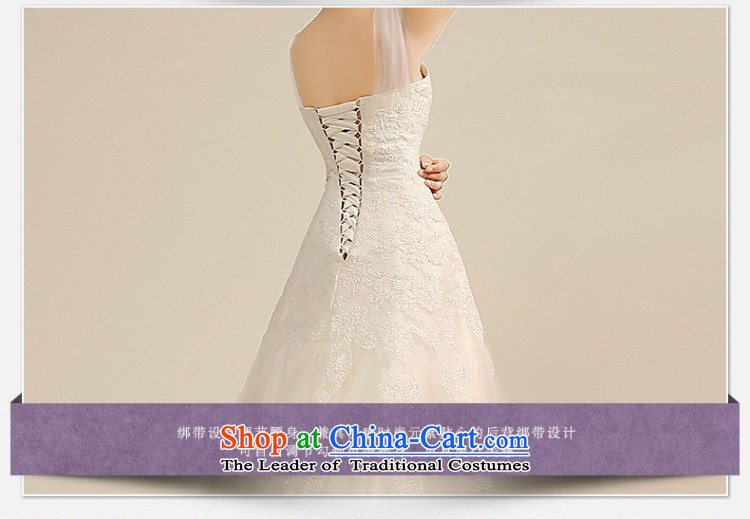 Wedding dresses new 2015 autumn and winter stylish Korean shoulders wedding lace straps marriages wedding small trailing wedding video thin Sau San tail 60CM L picture, prices, brand platters! The elections are supplied in the national character of distribution, so action, buy now enjoy more preferential! As soon as possible.