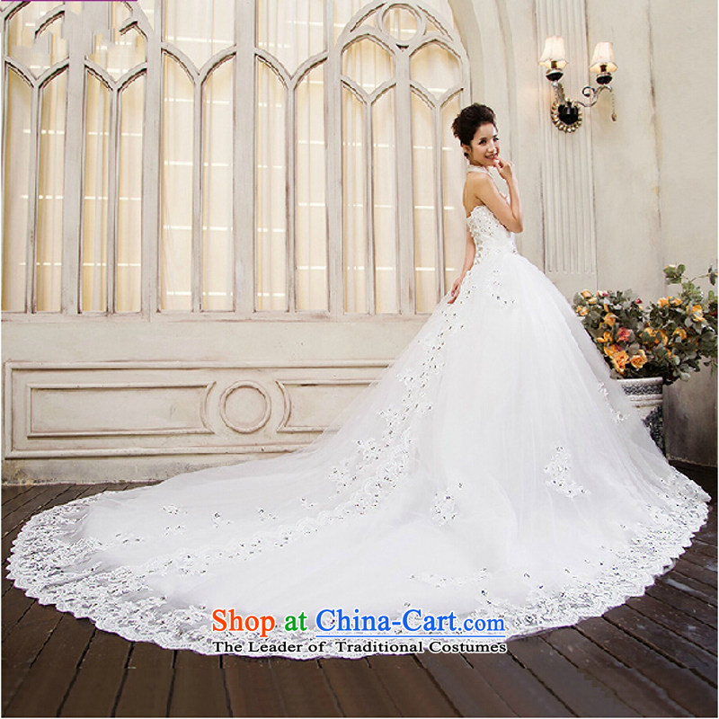 Yong-yeon and 2015 New wedding dresses new long tail 1.2 m bride wiping the chest code graphics thin lace pregnant women custom wedding white S, Yong-yeon and shopping on the Internet has been pressed.