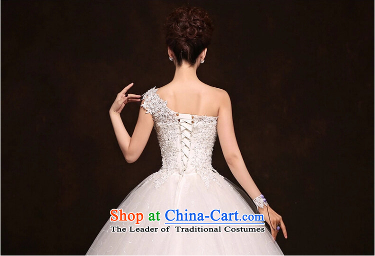 Yong-yeon and bride wedding dresses 2015 new Korean Edition click Align the shoulder to graphics thin diamond jewelry lace wedding White M pictures, prices, brand platters! The elections are supplied in the national character of distribution, so action, buy now enjoy more preferential! As soon as possible.
