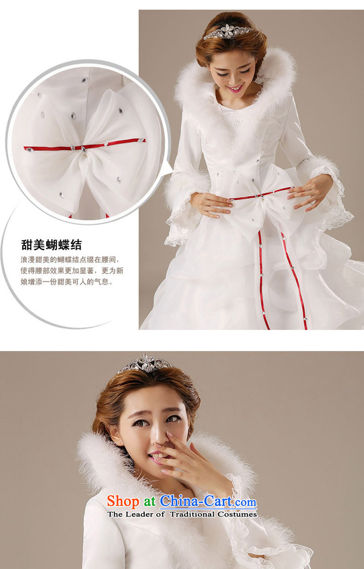 There is also optimized 8D bride winter wedding gross for long-sleeved collar wedding plus cotton waffle qh1312 white S picture, prices, brand platters! The elections are supplied in the national character of distribution, so action, buy now enjoy more preferential! As soon as possible.