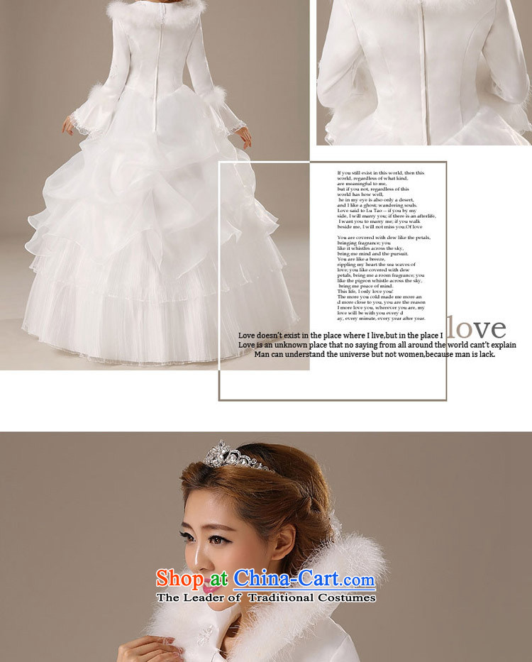 There is also optimized 8D bride winter wedding gross for long-sleeved collar wedding plus cotton waffle qh1312 white S picture, prices, brand platters! The elections are supplied in the national character of distribution, so action, buy now enjoy more preferential! As soon as possible.